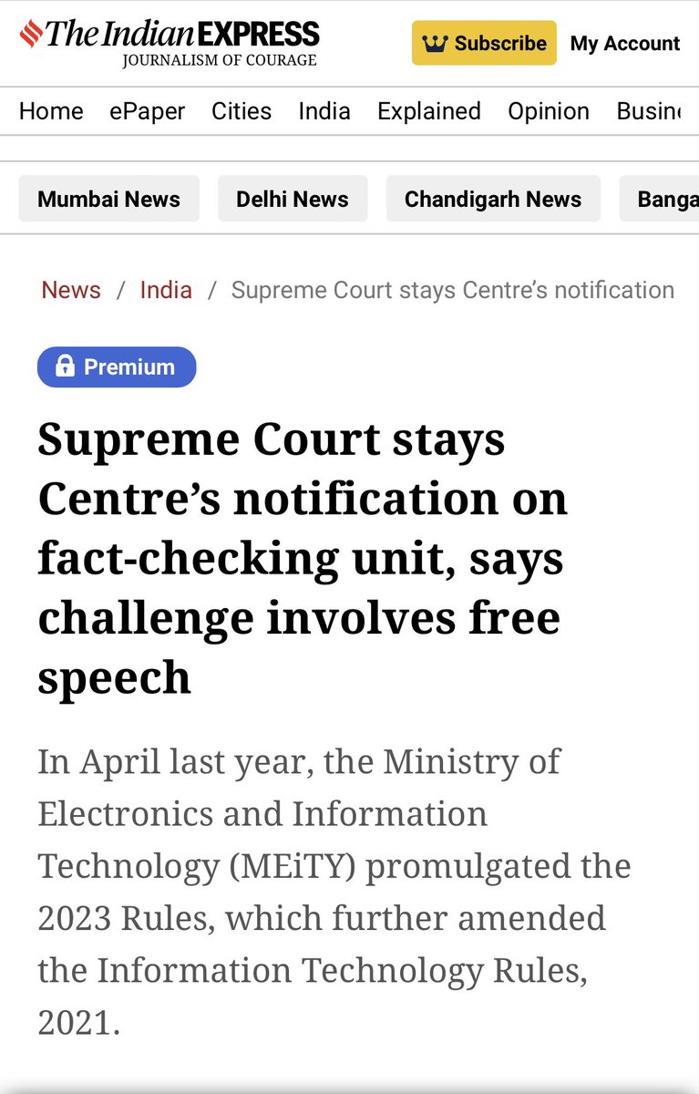 dibsu2007gmat's tweet photo. @sudhirchaudhary One thing I like to ask … what action can be taken if Chief Justice of SC is biased … how we rectify … they cancel electoral bond and clear the path of foreign funding from hostile nation rather than give order more transparent process. https://t.co/ztjjDDWWzt