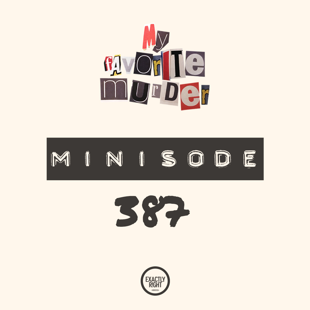 MyFavMurder's tweet photo. "MFM Minisode 387"
This week’s hometowns include being petty in high school and a traumatic day at the beach.
https://t.co/3Q4NJBK5pZ
#myfavoritemurder #minisode #MFMEpisodes #ssdgm #exactlyright https://t.co/JrQ9zoRagH