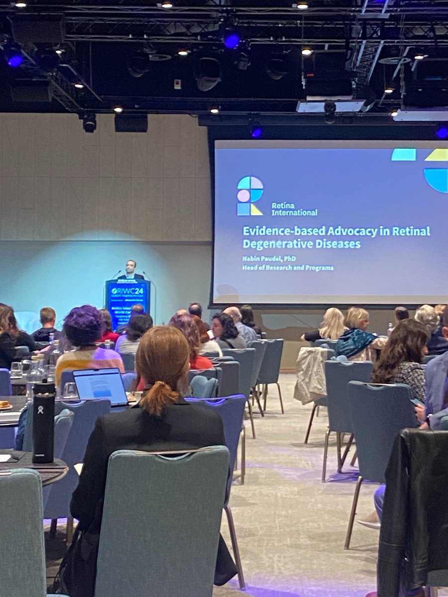 <a href="/DrNabinPaudel/">Nabin Paudel, PhD</a> is the Head of Research and Programmes at the patient-led global umbrella organisation <a href="/Retina_Int/">Retina International</a>, which represents the voice of charities and foundations concerned with the promotion of retina research and related health policy in 43 countries. Presenting now!