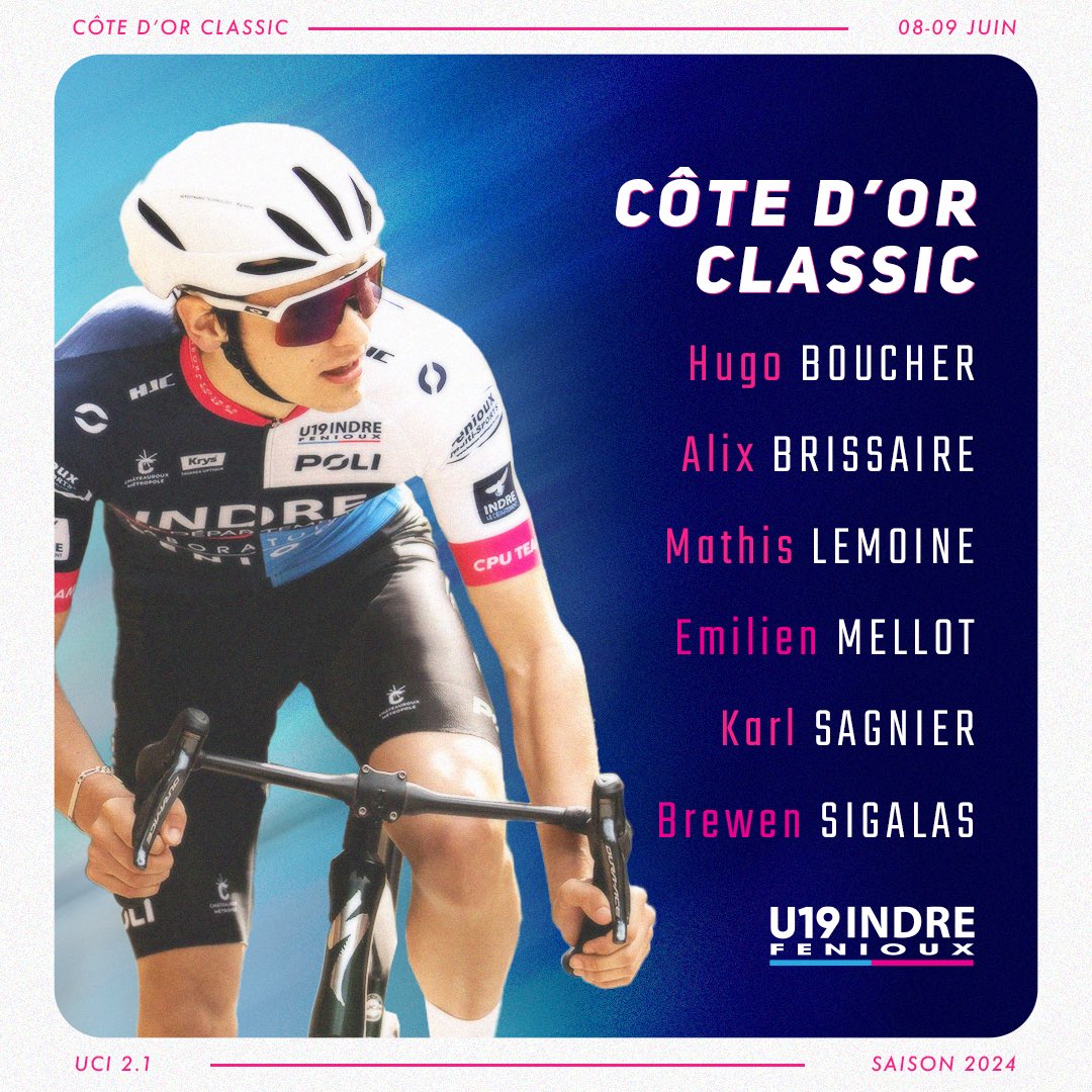 De retour sur les courses dès demain avec la Côte d’Or Classic 💪
