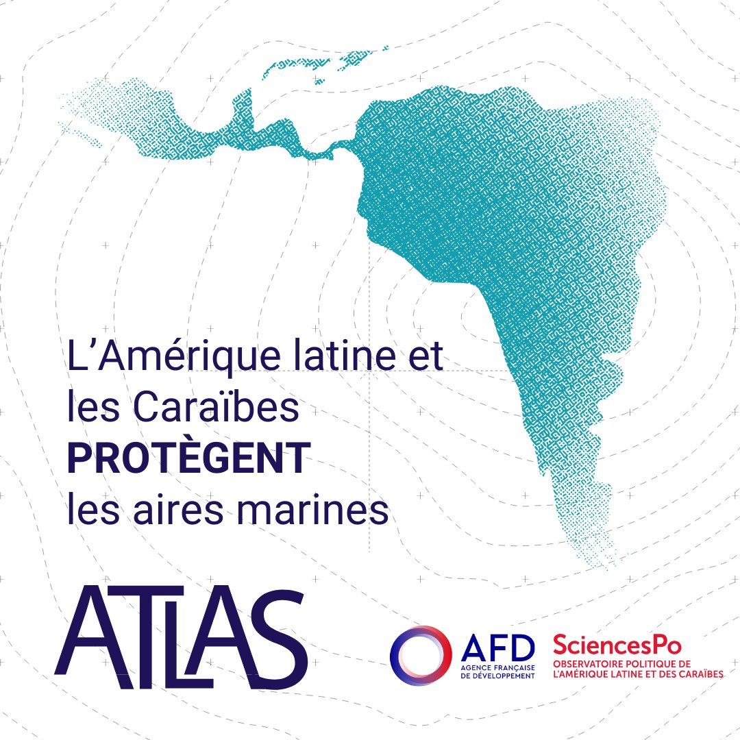 AFD_France's tweet photo. #JournéeMondialeDeLOcéan 🌊

🤔Le saviez-vous ? Les aires marines protégées constituent un levier efficace pour la préservation des océans et de la biodiversité qu’ils abritent.

Zoom sur la région Amérique latine et Caraïbes dans notre #AtlasODD (🤝@sciencespo) ⤵️ 
@TiagoGiraldo