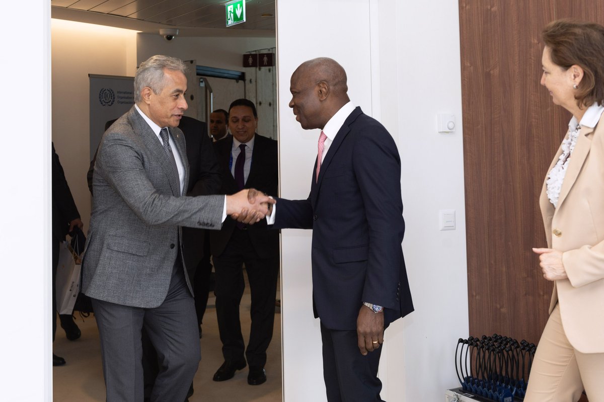 ILOAfrica's tweet photo. 🖋️ Egypt has become the 107th @ILO Member State to have ratified the Maritime Labour Convention, 2006.
🚢 The convention sets out the right of the world’s 1.5 million seafarers to decent conditions of work in almost every aspect of their working and living conditions.
👏 Another essential step toward ensuring fair competition and a level-playing field for quality shipowners. #ILC2024
Learn more about the MLC 👉 https://t.co/NocvsZEbdQ