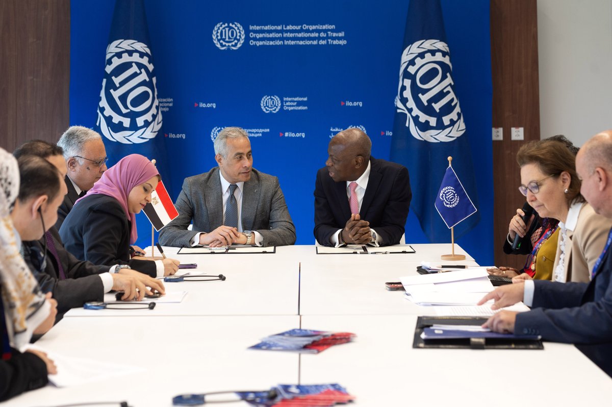 ILOAfrica's tweet photo. 🖋️ Egypt has become the 107th @ILO Member State to have ratified the Maritime Labour Convention, 2006.
🚢 The convention sets out the right of the world’s 1.5 million seafarers to decent conditions of work in almost every aspect of their working and living conditions.
👏 Another essential step toward ensuring fair competition and a level-playing field for quality shipowners. #ILC2024
Learn more about the MLC 👉 https://t.co/NocvsZEbdQ