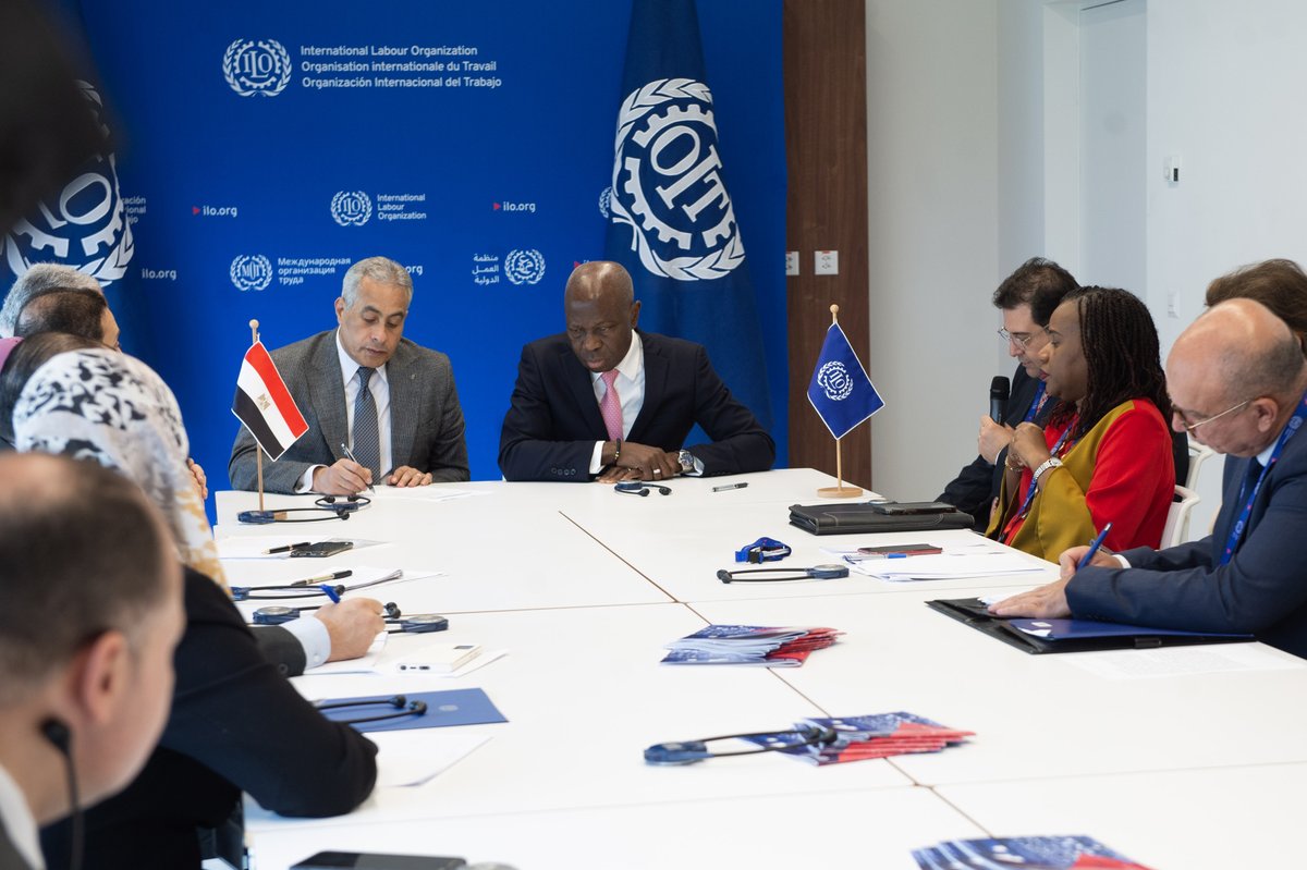 ILOAfrica's tweet photo. 🖋️ Egypt has become the 107th @ILO Member State to have ratified the Maritime Labour Convention, 2006.
🚢 The convention sets out the right of the world’s 1.5 million seafarers to decent conditions of work in almost every aspect of their working and living conditions.
👏 Another essential step toward ensuring fair competition and a level-playing field for quality shipowners. #ILC2024
Learn more about the MLC 👉 https://t.co/NocvsZEbdQ