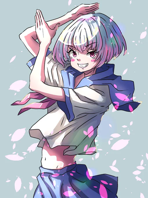 過去絵 女の子 