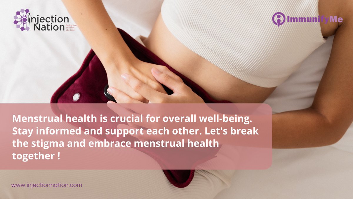 immunifyme's tweet photo. Celebrate Period Positivity! Menstrual health is key to overall well-being. Stay informed and support each other.
Follow us
Book a slot on : https://t.co/kxr1GJJQ0l
Watch the video on : https://t.co/qsbld065cj
#PeriodPositivity #Immunifyme #Injectionnation #iamprotected https://t.co/qoFkwroJY5