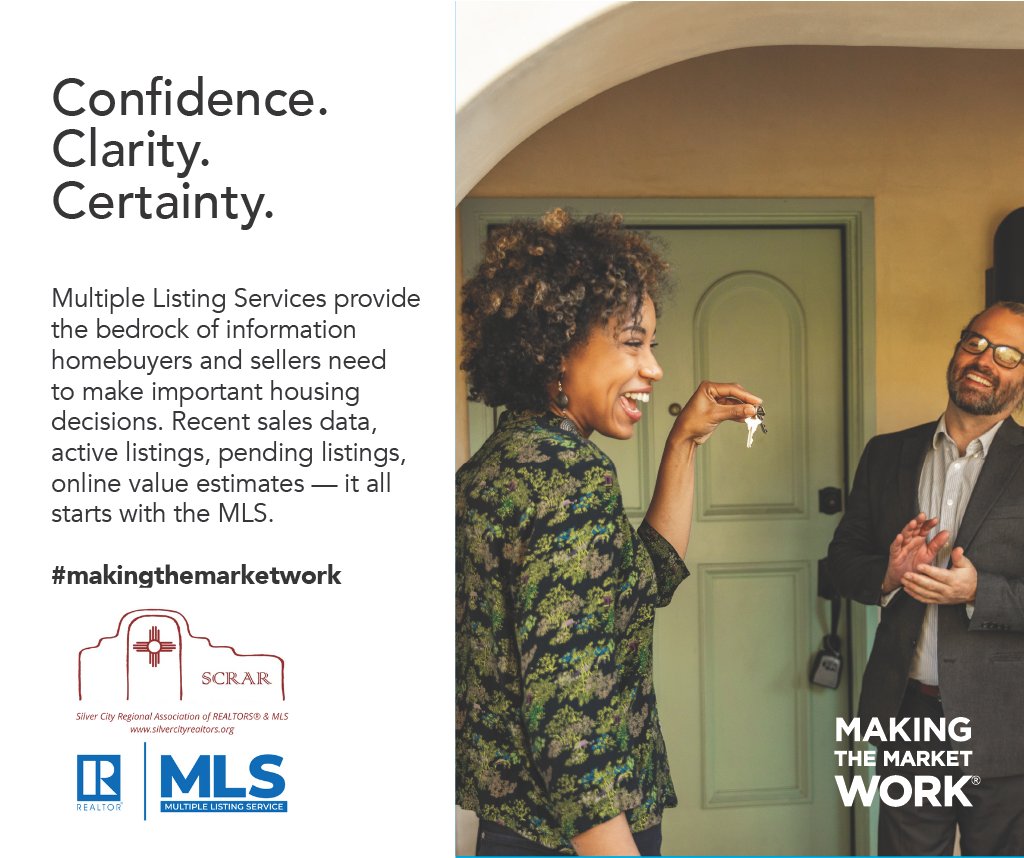 SCRAssocRealtor's tweet image. Multiple Listing Services are the original source of accurate real estate data and information for home buyers and sellers, REALTORS®, and industry service providers.

#makingthemarketwork #valueofmls #silvercitymls #realtors