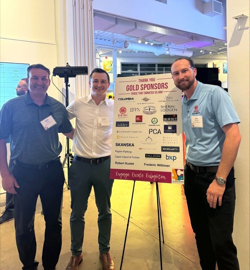 GICinc's tweet photo. Boston GM, Scott Brown, Regional VP, Frank Granara Jr., and Greater Boston Sales Rep., Tyler Meegan, at the ACE Mentor Networking Event!

The ACE Program helps high school students pursue careers in architecture, engineering, and construction.

GIC is proud to sponsor this event! https://t.co/ZQIv2kF85L