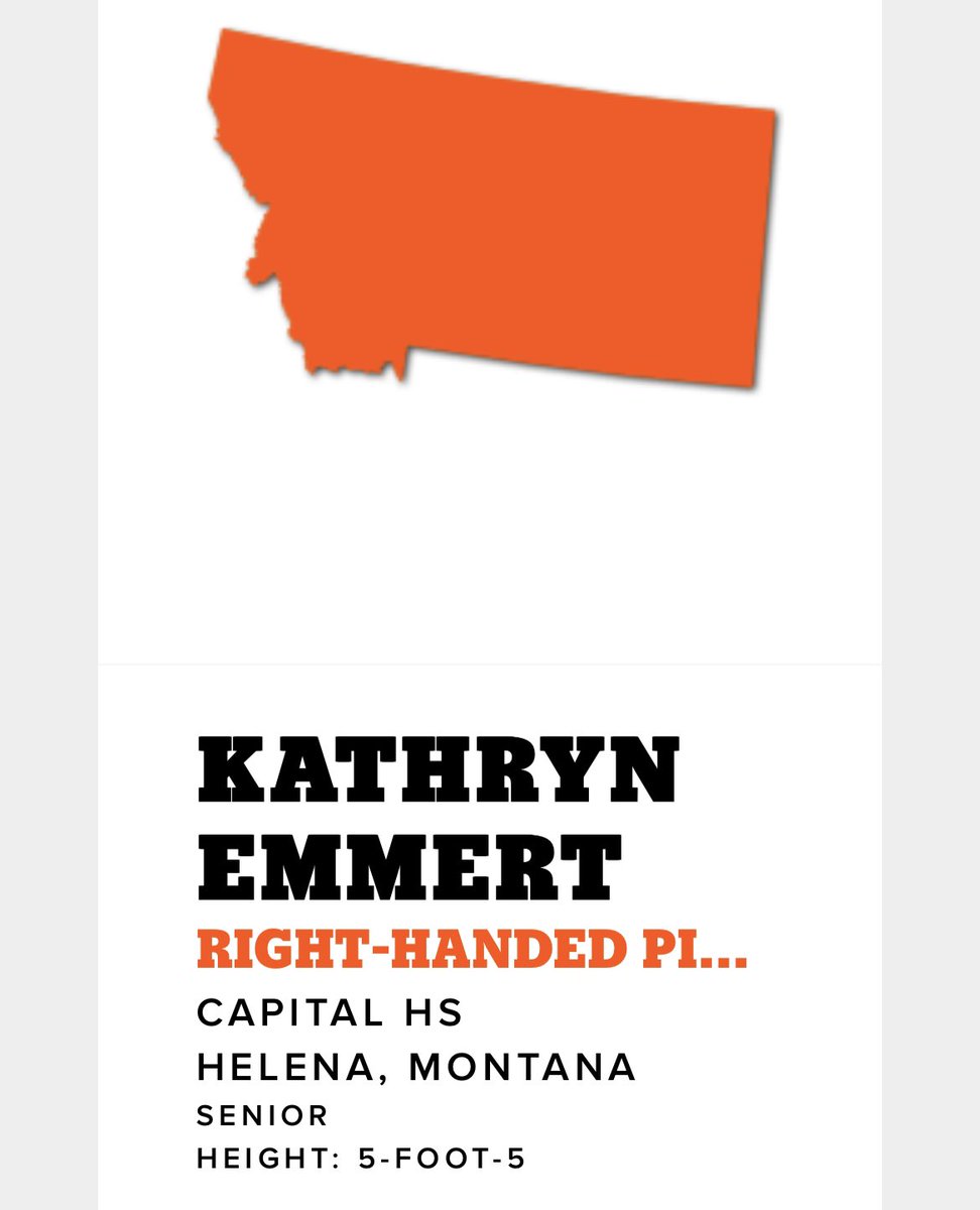jackmarshalliii's tweet photo. Capital’s Kathryn Emmert wins the Gatorade. 

Helped the Bruins win a state championship and had 13 Ks in the title game #mtscores https://t.co/qTpBVzVvjN