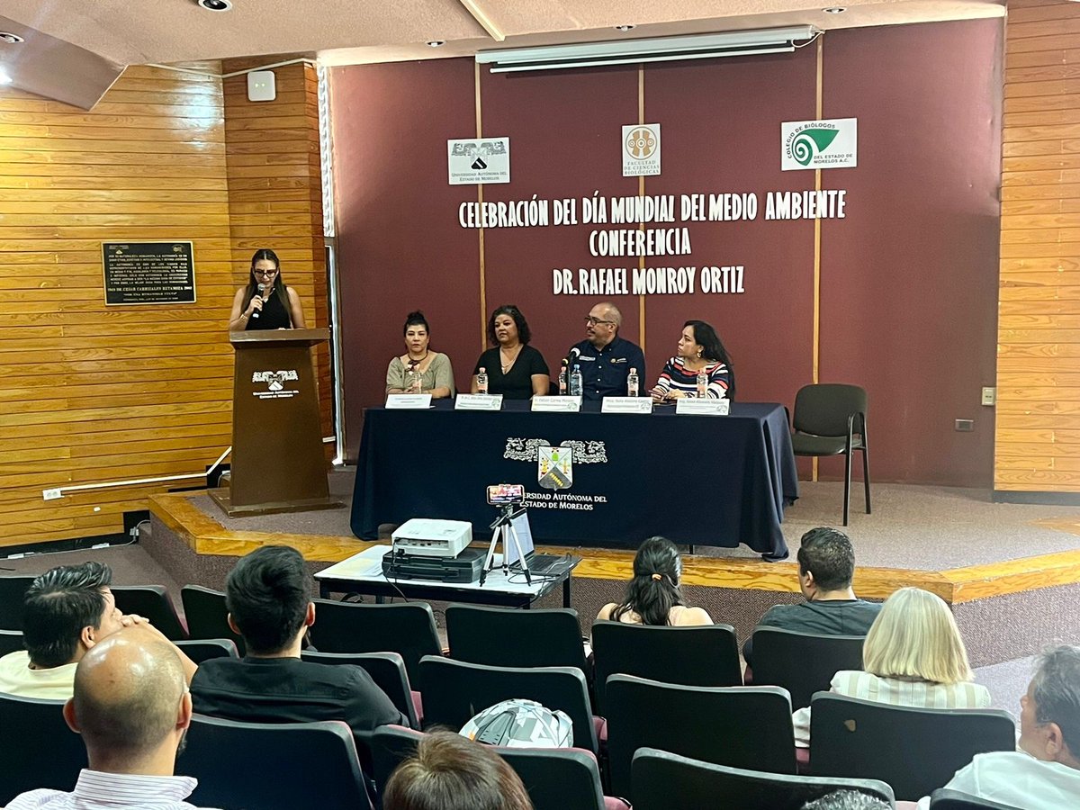 coesbio's tweet photo. La conferencia "Referentes del Desequilibrio en el sistema Hídrico de Cuernavaca" promovió una visión de multicausalidad en el marco del Día Mundial del Medio Ambiente. 

https://t.co/Iwpw9APDwj https://t.co/j7pU3qHfvQ