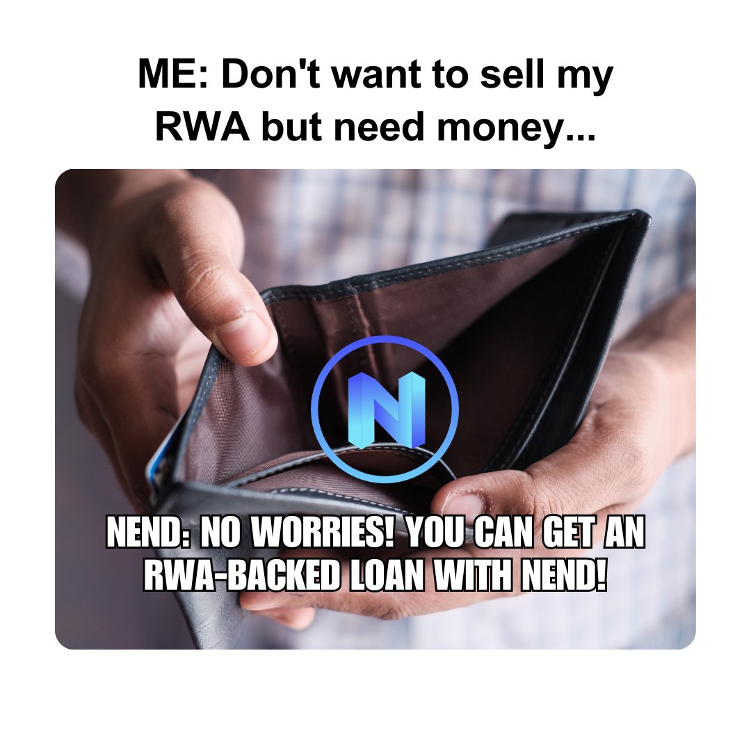 Nend_pool's tweet photo. NEND Coming Soon! We Are Ready to Meet You.
$NEND 

#DEFI #RWA #finance https://t.co/IGFW6rhE4M