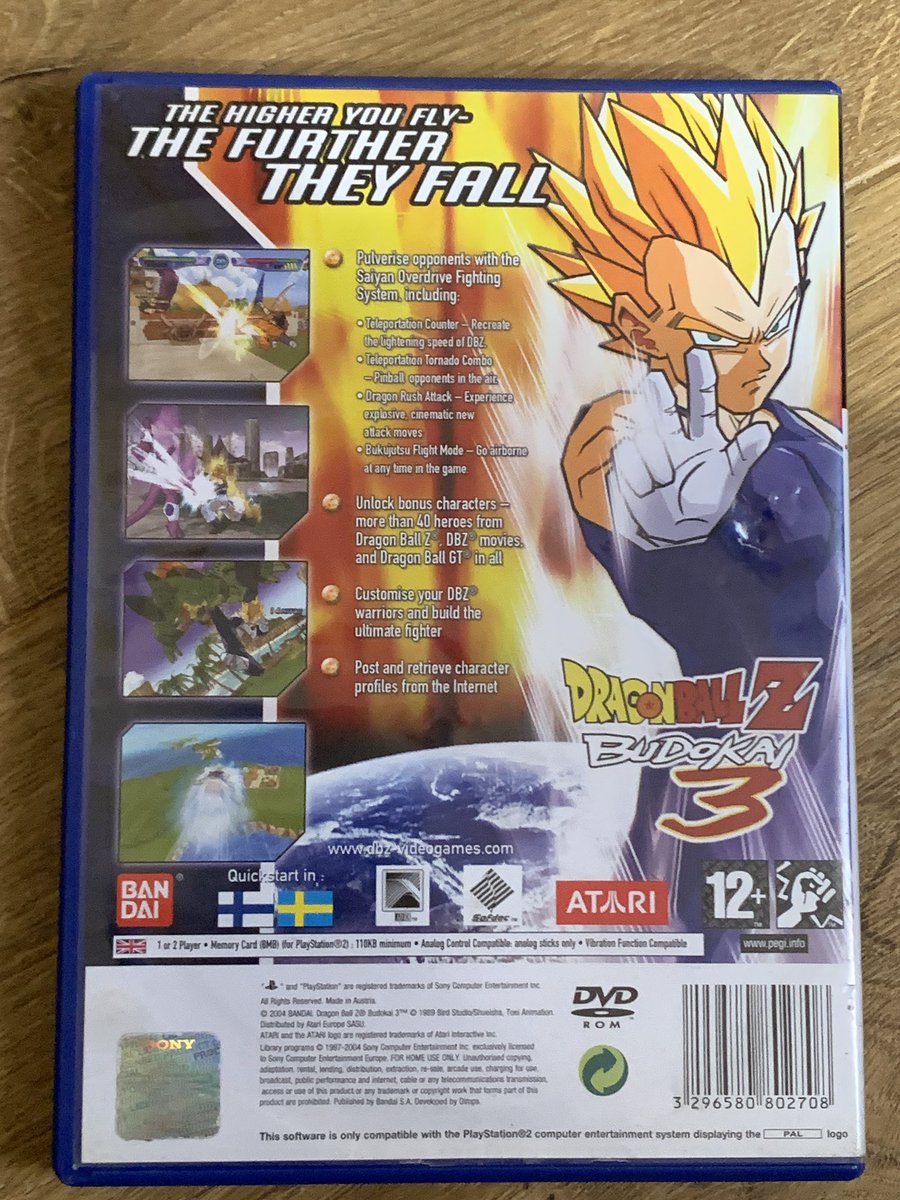 PassThePlunger_'s tweet image. Only found one game on my #CharityShop hunting today. But it was a goodie! 
#DragonBallZBudokai3 
-
#Retro #Playstation2 #Pickups #PTP #DragonBall #BanDai #Atari