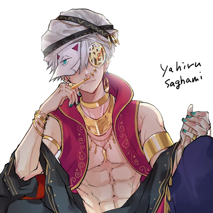 #コスプレ相模さま アラビアン相模 過去に某所用に描かせていただいたイラストです 相模人気投票一位お目出度う 人気投票結果はアプリからどうぞ!