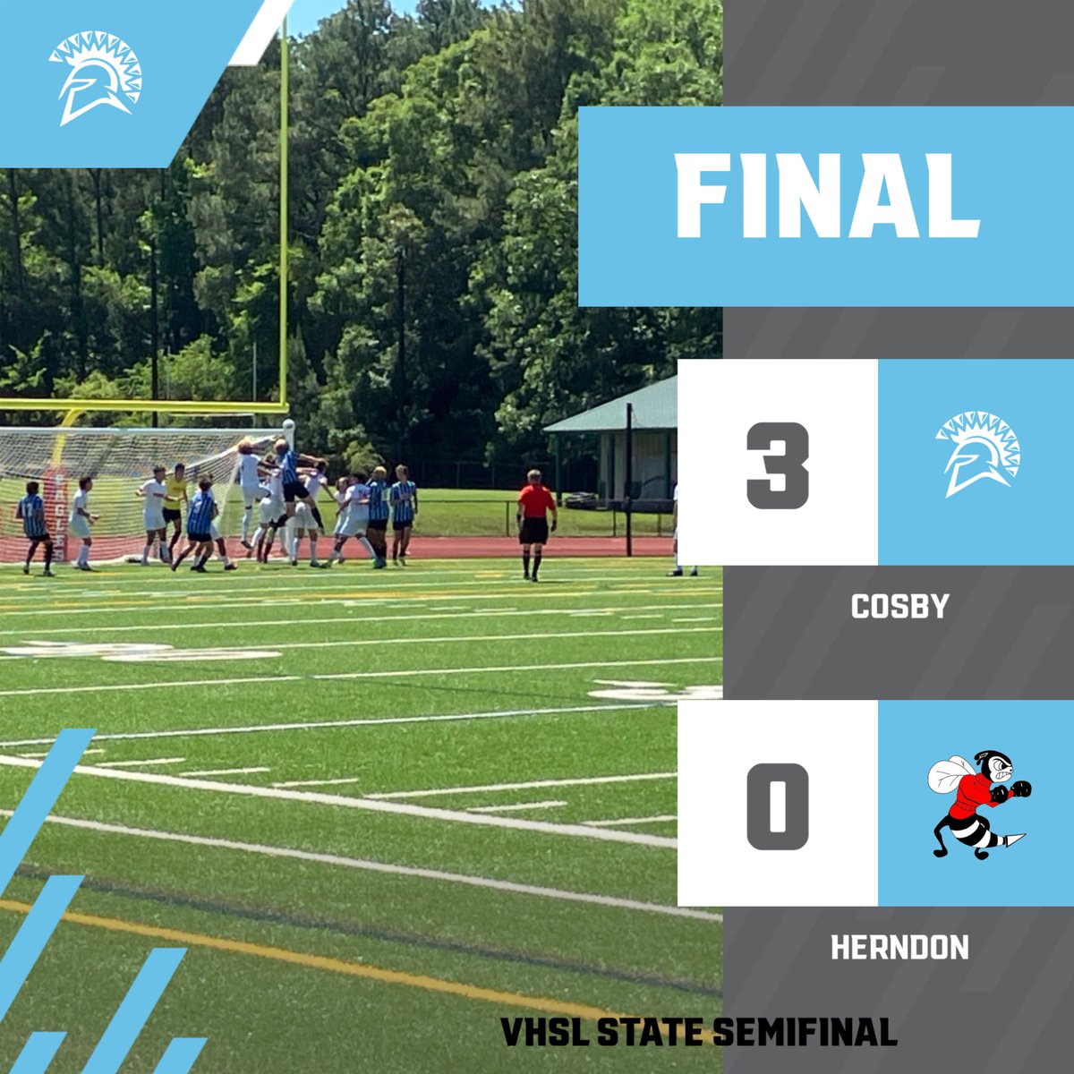 Playing for a state title tomorrow! <a href="/CosbyAthletics/">Cosby Titans Athletics</a> <a href="/ccpsinfo/">Chesterfield Schools</a>