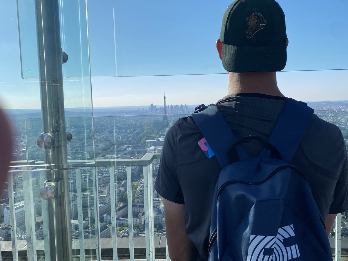 Wm. McKeown (@mckeownteacher) on Twitter photo Zach <a href="/BantingBroncos/">BantingBroncos</a>, with his <a href="/LondonKnights/">London Knights</a> hat, checks out the #EiffelTower at the top of Paris #DDay80! Zach <a href="/BantingBroncos/">BantingBroncos</a>, with his <a href="/LondonKnights/">London Knights</a> hat, checks out the #EiffelTower at the top of Paris #DDay80!