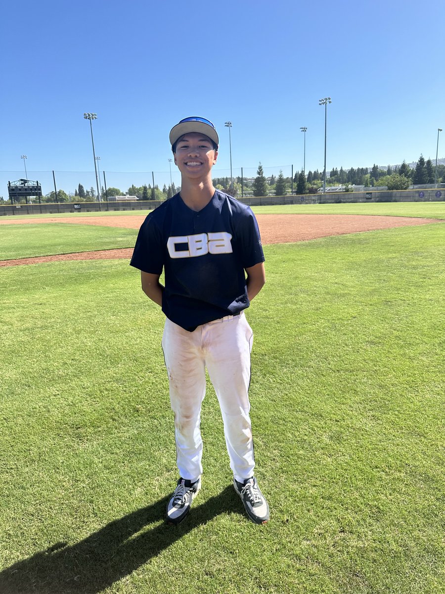 FiveToolCA's tweet photo. F: @CBA_SacBayArea 2025 American 6, Samurais 3
PoG: @Wavvy_dre06 3-4, 2 RBI https://t.co/DrOb7IIaDP