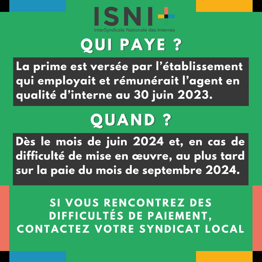 [PRIME POUVOIR D’ACHAT]

Après des mois de négociations, la DGOS précise enfin les modalités d’application de  prime pouvoir d'achat aux internes !

On vous explique.