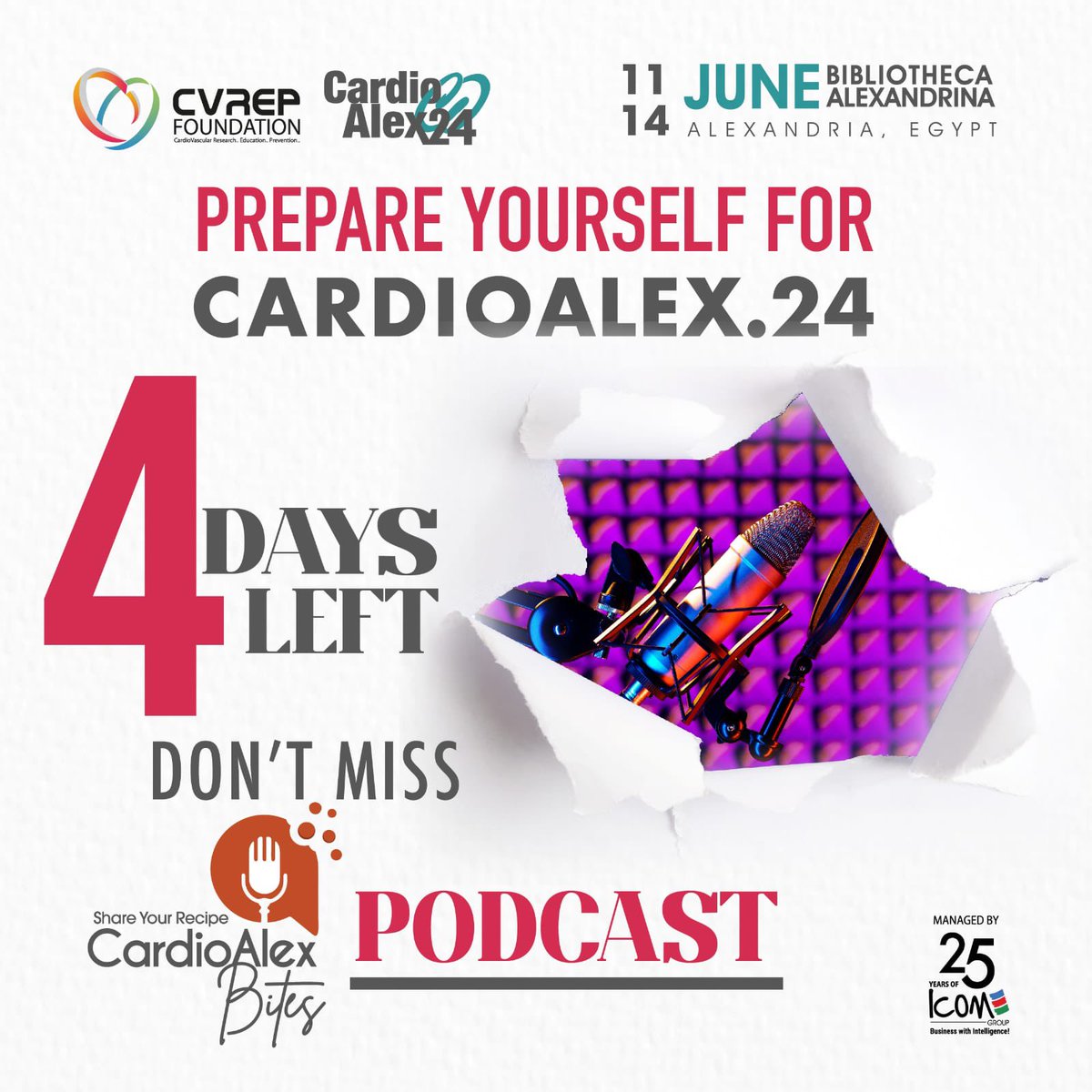 CardioalexC's tweet photo. ๐๐ซ๐๐ฉ๐๐ซ๐ ๐๐จ๐ฎ๐ซ๐ฌ๐๐ฅ๐ ๐
๐จ๐ซ ๐ช๐จ๐น๐ซ๐ฐ๐ถ๐จ๐ณ๐ฌ๐ฟ.24 โจ#4 ๐๐ฎ๐๐ ๐๐ฒ๐ณ๐โจ
Donโt miss the ๐๐๐ซ๐๐ข๐จ๐๐ฅ๐๐ฑ ๐๐ข๐ญ๐๐ฌ ๐๐จ๐๐๐๐ฌ๐ญ ๐ streaming live on our social media platforms.
#CardioAlex2024 #cardiology #Cardiologist #CVREP https://t.co/cQ9H2D6kcx