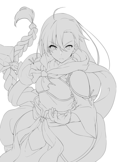 『祭礼の蛇』坂井悠二の線画
コミケはこんな感じのイラスト本 