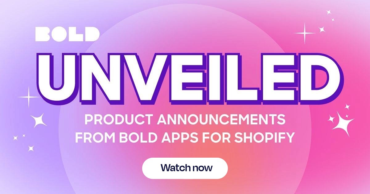 bold_commerce's tweet image. Did you miss this week&apos;s keynote: Unveiled ✨ Product Announcements from Bold Apps for @Shopify!? Our latest product updates are here to take your subscriptions and upsells to bold new heights. Watch now 🔗bit.ly/4eeZ3hs 
#boldapps
