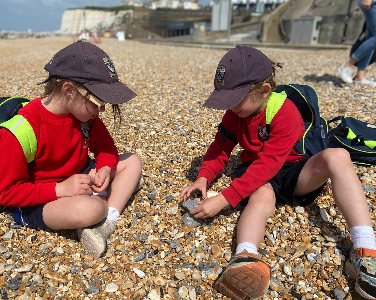Another busy week at school included plenty of outdoor learning. Pre-School and Reception were busy building dens. Meanwhile, Year 1 were at the beach as part of their Geography work comparing towns to villages. #outdoorlearning #forestschool #learning #geography