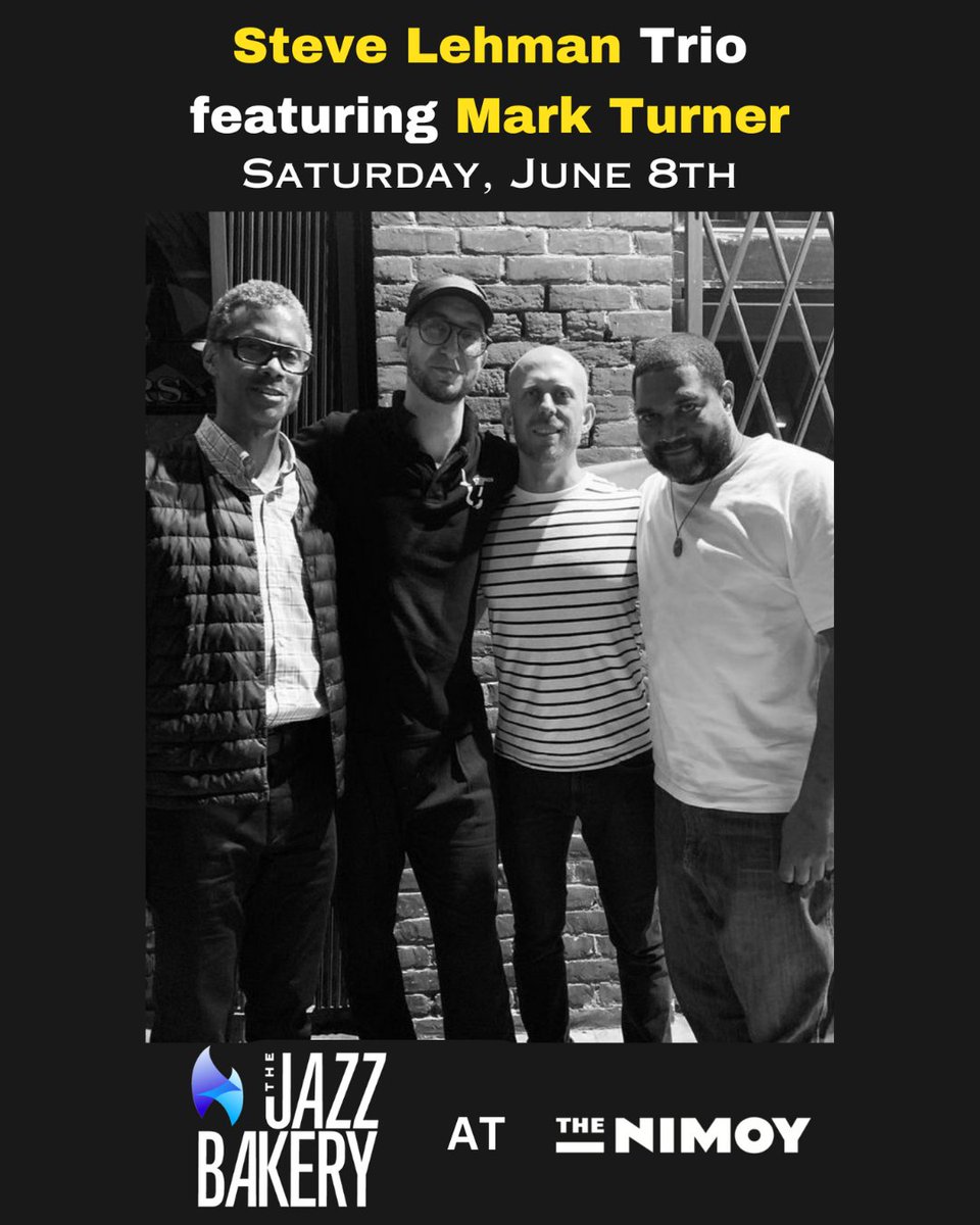 On Jun 8 @‌thejazzbakery takes #TheNimoy to present the Steve Lehman Trio feat <a href="/MarkTurnerJazz/">Mark Turner</a>!

Don’t miss these acclaimed musicians live in concert — tickets: bit.ly/3Vv48Lz
