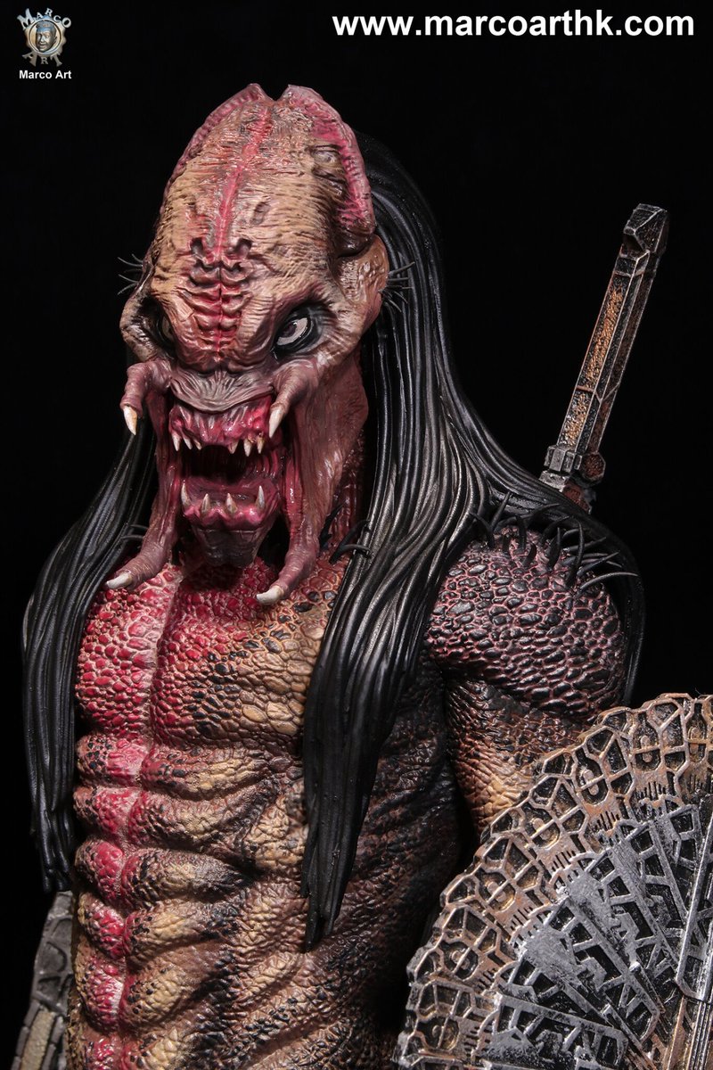 MarcoArt6's tweet photo. Prey Predator (Painted Prototype)

https://t.co/zJawtlSrZR

Height: 380mm (with base)
PM me if interested

#marcoart #Alien #preypredator #predator #3Dartist https://t.co/yIoNXeDuQF