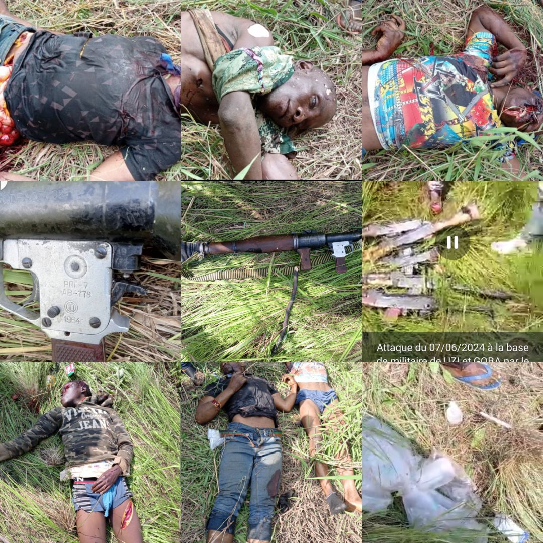 Urgent !
URDPC/CODECO vient d'infliger une lourde défaite aux miliciens Zaïre qui ont attaqué sa position basée à UZI aujourd'hui 07 juin 2024.
Plus de six armes récupérées et plusieurs corps des éléments Zaïre sont restés sur la pelouse de champ de Bataille.