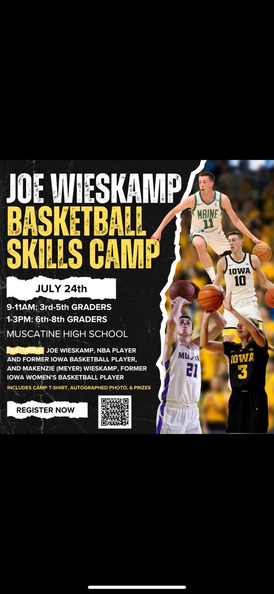 Joe Wieskamp (@jwieskamp21) on Twitter photo Excited to announce year 3!! Click the link below to register! 
secure.getmeregistered.com/get_informatio… Excited to announce year 3!! Click the link below to register! 
secure.getmeregistered.com/get_informatio…