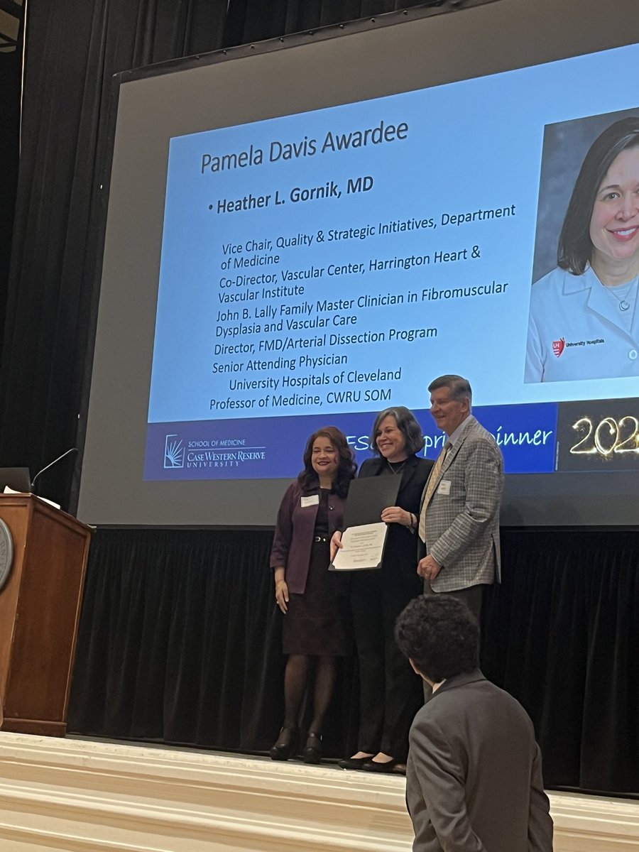 Mehdi Shishehbor, DO (@shishem) on Twitter photo Our own <a href="/heatherlgornik/">Heather L Gornik</a> receiving the Pamela Davis Award! Well deserved <a href="/HarringtonHVI/">UH Harrington Heart & Vascular Institute</a> <a href="/cwruim/">Case Western/UH IM Chiefs</a> <a href="/UHhospitals/">University Hospitals</a> <a href="/DanSimonMD/">Daniel I. Simon, M.D.</a> <a href="/FarshadForouz/">Farshad Forouzandeh</a> <a href="/EiranGorodeski/">Eiran Gorodeski, MD, MPH</a> <a href="/GuiAttizzaniMD/">Gui Attizzani</a> <a href="/MarcPPelletier/">Marc Pelletier</a> <a href="/KaremHarthMD/">Karem Harth, MD MHS</a> Our own <a href="/heatherlgornik/">Heather L Gornik</a> receiving the Pamela Davis Award! Well deserved <a href="/HarringtonHVI/">UH Harrington Heart & Vascular Institute</a> <a href="/cwruim/">Case Western/UH IM Chiefs</a> <a href="/UHhospitals/">University Hospitals</a> <a href="/DanSimonMD/">Daniel I. Simon, M.D.</a> <a href="/FarshadForouz/">Farshad Forouzandeh</a> <a href="/EiranGorodeski/">Eiran Gorodeski, MD, MPH</a> <a href="/GuiAttizzaniMD/">Gui Attizzani</a> <a href="/MarcPPelletier/">Marc Pelletier</a> <a href="/KaremHarthMD/">Karem Harth, MD MHS</a>