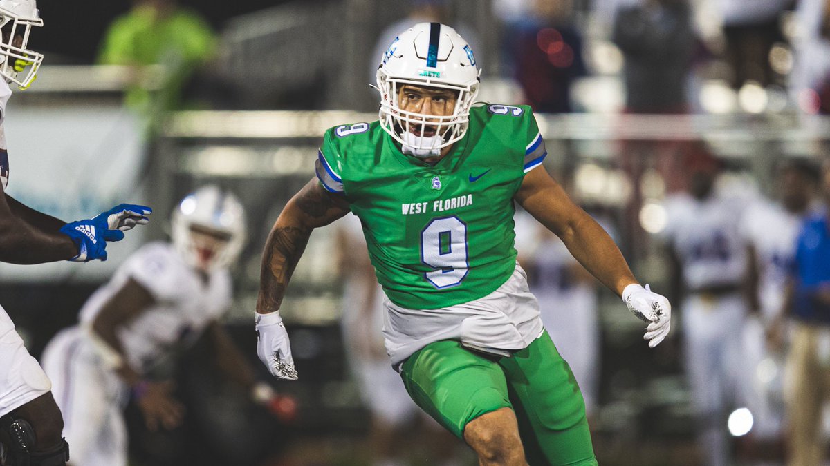 #AGTG AFTER A GREAT CAMP AND CONVERSATION WITH <a href="/CoachMelo90/">Coach Melo™️</a> AND <a href="/CoachKNobles/">Kaleb Nobles</a> I HAVE RECEIVED MY SECOND OFFER FROM THE UNIVERSITY OF WEST FLORIDA !!!