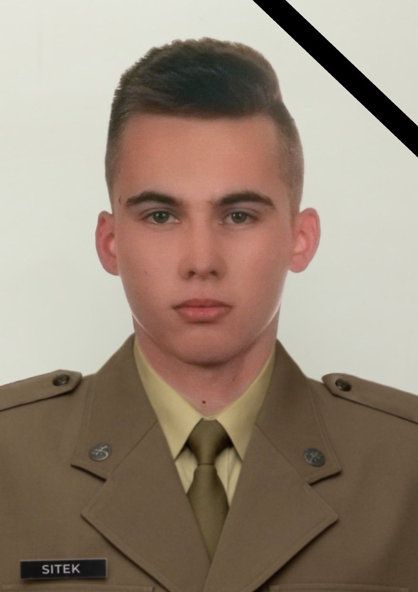 PoleConnection's tweet photo. RIP Mateusz. A Polish soldier who was killed by an illegal migrant. He was defending our border. https://t.co/y4M2tyxdDu