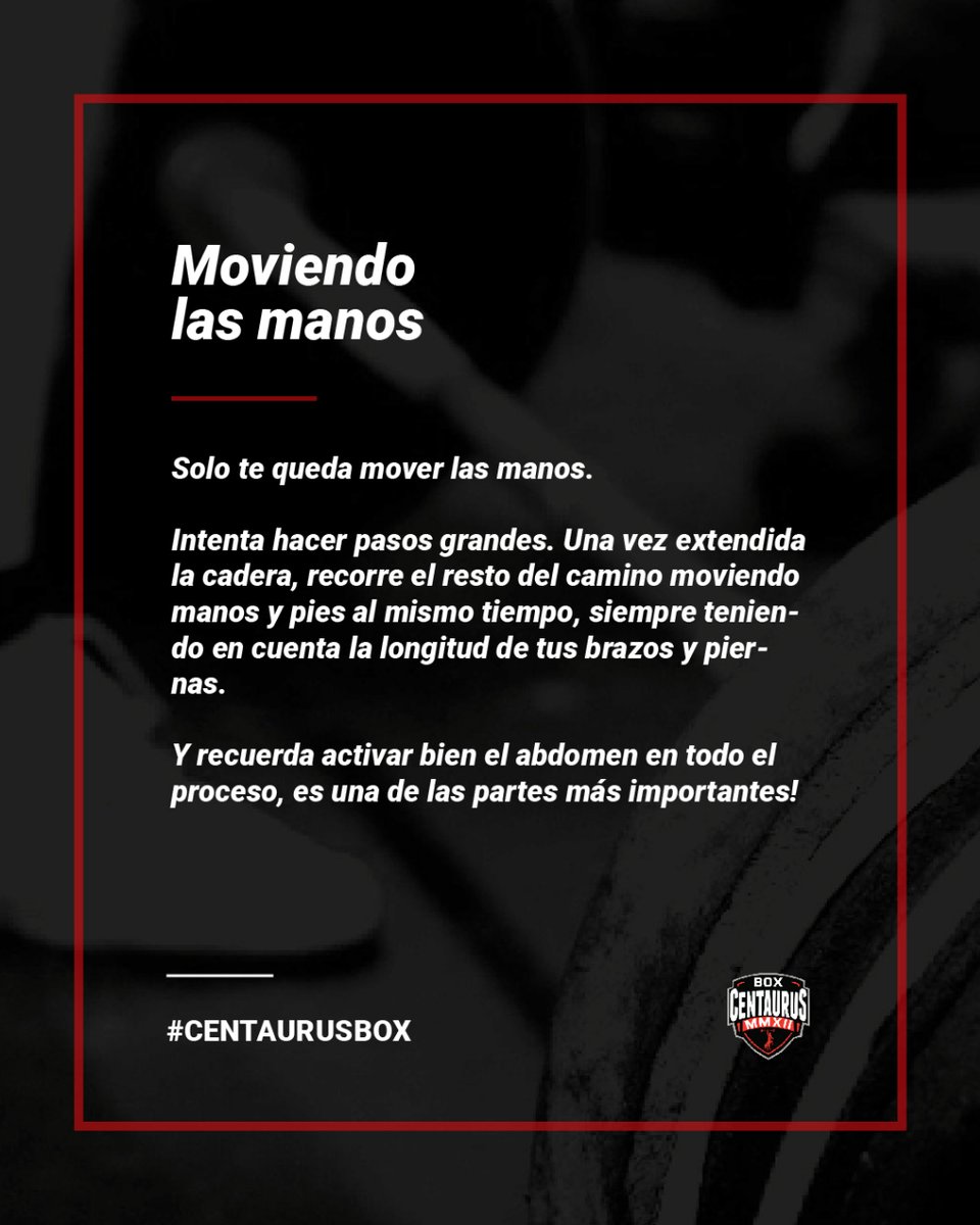 centaurusvigo's tweet photo. Hoy os dejamos unos tips para trabajar el Wall Walk. Qué tal se os da? Os gusta el ejercicio? 🤓

#Vigo #Pontevedra #Galicia #CentaurusBox #Gimnasio #CrossTraining #fitness #entrenamiento #training #motivation https://t.co/9SXIlc911b