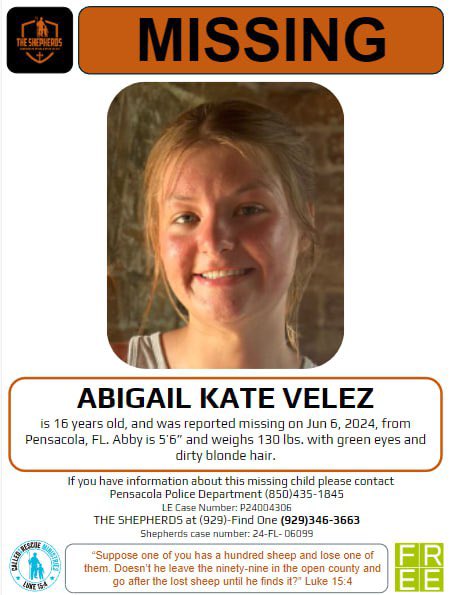 If you see her call 850-435-1845