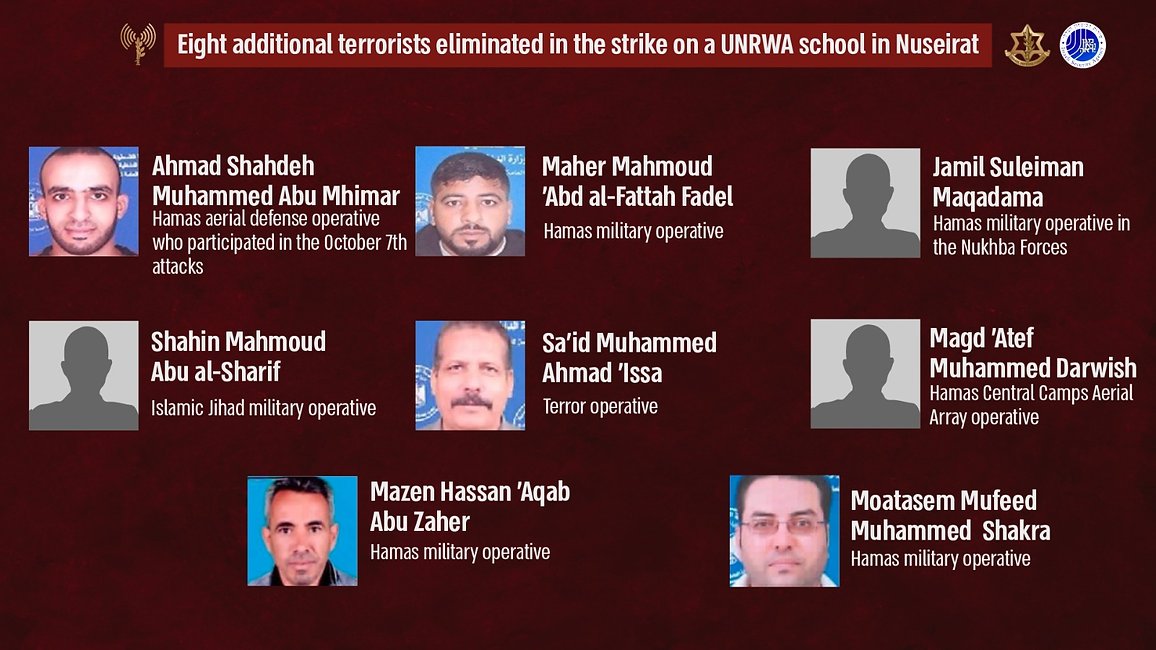 Kom er maar in <a href="/NOS/">NOS</a> en <a href="/RTLnieuws/">RTL Nieuws</a> :
Identiteit van nog eens acht terroristen uit UNRWA school bekend israelnieuws.nl/post/identitei…