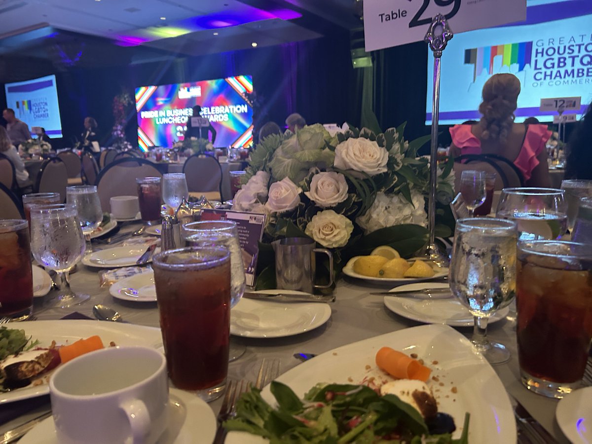 Amazing #PrideInHouston luncheon event starting now. Thank you ⁦<a href="/HoustonChamber/">Houston Chamber of C</a>⁩