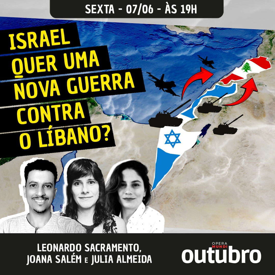 O Outubro desta sexta (06/06) conta com a participação do pesquisador Leonardo Sacramento, da historiadora <a href="/salem_joana/">joana salém vasconcelos</a> e da professora <a href="/julia_avs/">Julia Almeida</a> para debater a possibilidade de uma guerra entre Israel e Líbano.

Ao vivo às 19h:
youtube.com/live/E8RpDPPEX…