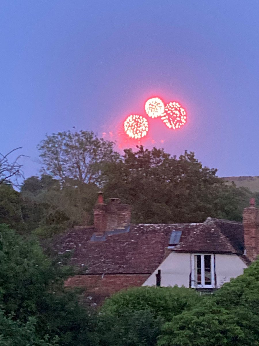 johnkellett4's tweet photo. D Day fireworks over Firle Beacon https://t.co/58qsNeKIZS