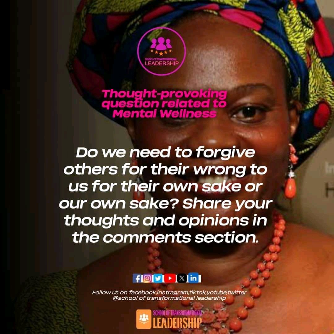 SOTL_Leadership's tweet photo. Forgiving those who deeply hurt you is challenging, but wise individuals let go and achieve mental freedom, while fools remain trapped with their offenders. #forgiveness #longlife #mentalfreedom https://t.co/ahrySS08xI