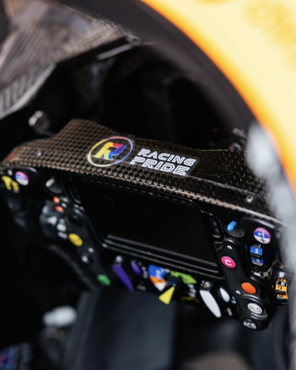 McLaren (@mclarenf1) on Twitter photo Racing with <a href="/RacingPrideHQ/">Racing Pride</a> this month. 🌈 Our collaboration with Racing Pride aims to continue to positively promote allyship and LGBTQ+ inclusivity within McLaren Racing and our wider sport.
Throughout June, Lando and Oscar’s cars will carry the Racing Pride logo in Racing with <a href="/RacingPrideHQ/">Racing Pride</a> this month. 🌈 Our collaboration with Racing Pride aims to continue to positively promote allyship and LGBTQ+ inclusivity within McLaren Racing and our wider sport.
Throughout June, Lando and Oscar’s cars will carry the Racing Pride logo in