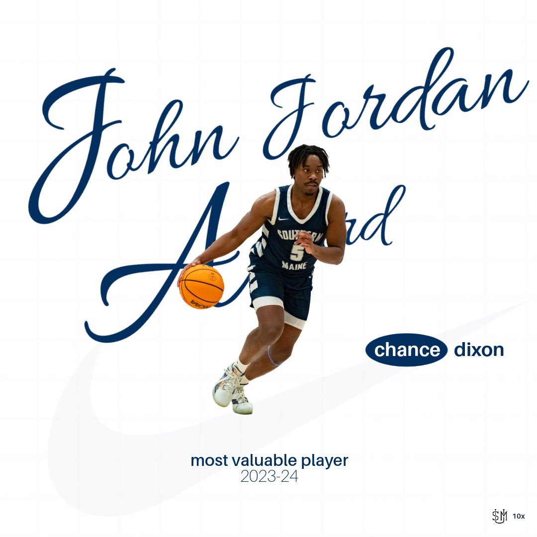 🚨USM Men’s Basketball Award🚨
Today the winner of the John Jordan Award (Most Valuable Player), voted by his teammates, goes to Chance Dixon ‘24!