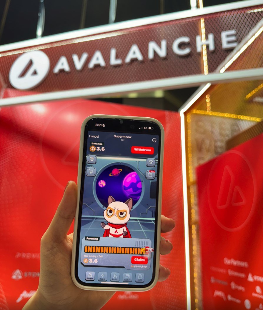 We are here, backed by #Avalanche🔺 and all you guys 😽😽😽

Let's make <a href="/avax/">Avalanche🔺</a> great again!! 🔥 because we're still early in this cycle 😻😻 

Don't forget to finish quests daily or buy some food to grab more tSUPER at t.me/supermeow_vip_… 

#SUPER #AVAX