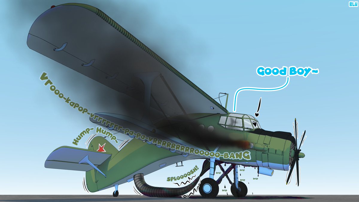 bluthederg's tweet photo. Part 2 following  - https://t.co/cCZeLcCpD8

With a little help from Blu at the throttle, Nesov was able to get some sweet relief~ ...And paint his underside black again. 

#livingmachine #living_machine https://t.co/HcrFhMZ3Ev