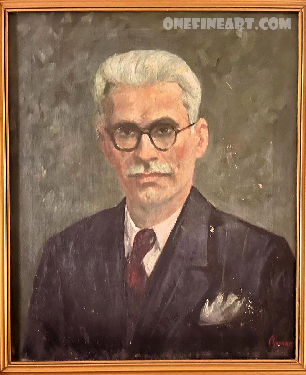 onefineart's tweet image. Available artwork by artist-painter Cesar Gemayel - Portrait of Omar Fakhoury, 70x60 cm, oil painting. onefineart.com

#availableart #artwork #cesargemayel #artistpainter #artportrait #omarfakhoury #oilpainting #artdeal #artpainting