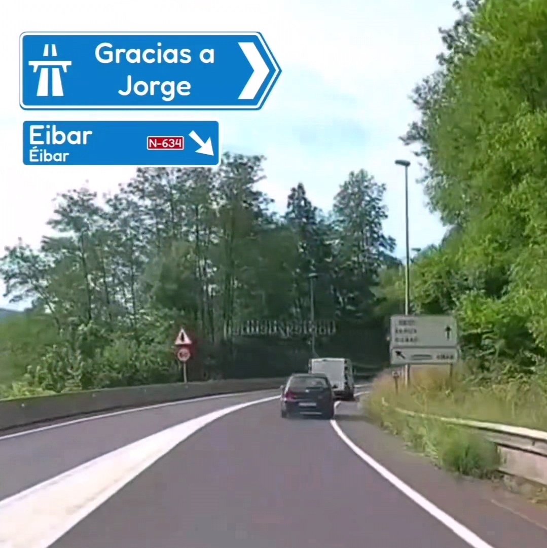 gorka581's tweet photo. El perfil @dashcams_esp muestra en Instagram y Facebook la conducción temeraria de dos usuarios en la peligrosa N-634 (Variante Eibar-Ermua)

Esperemos @ertzaintzaEJGV @trafikoaEJGV @ETrafikoa adopten las medidas oportunas para escarmentar a este tipo de usuarios https://t.co/odjyIBUyPU