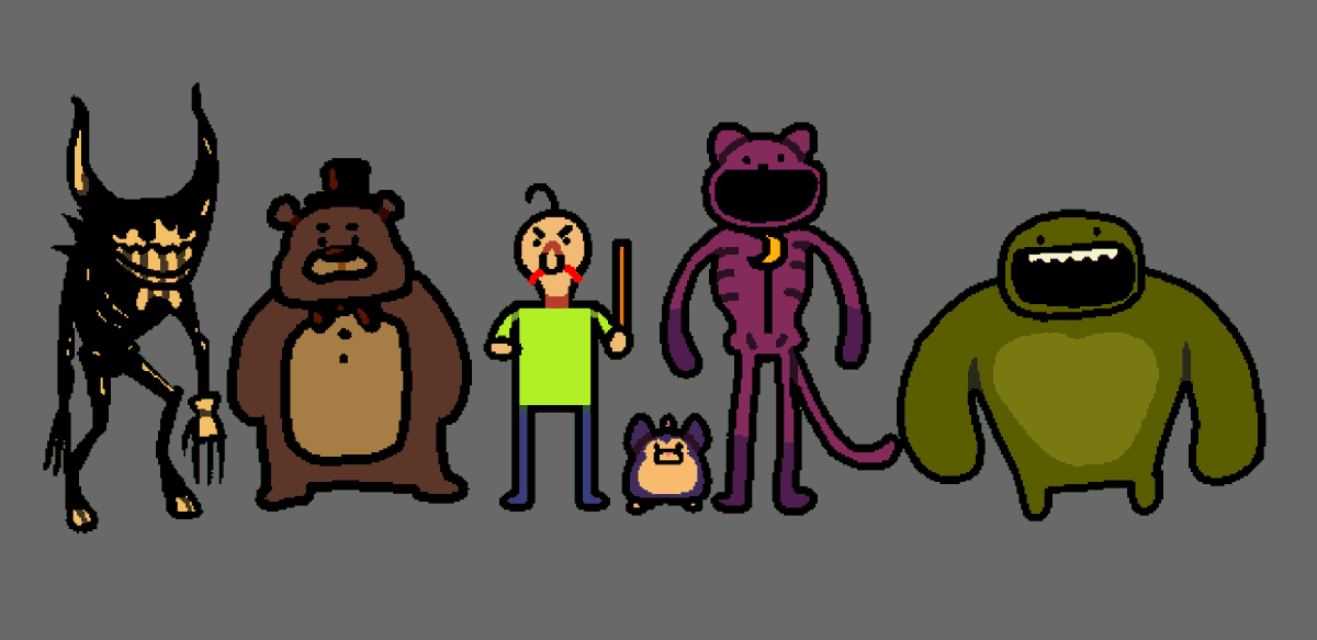 PepoPepito7's tweet image. Them :]
#FNaF #gartenofbanban #poppyplaytime #tattletail #baldisbasics #batim