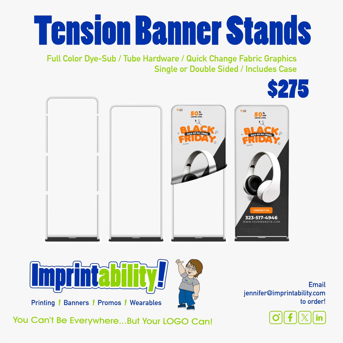 Imprintability's tweet photo. You know ow you need one…or two! https://t.co/8Uz1q9kCtQ