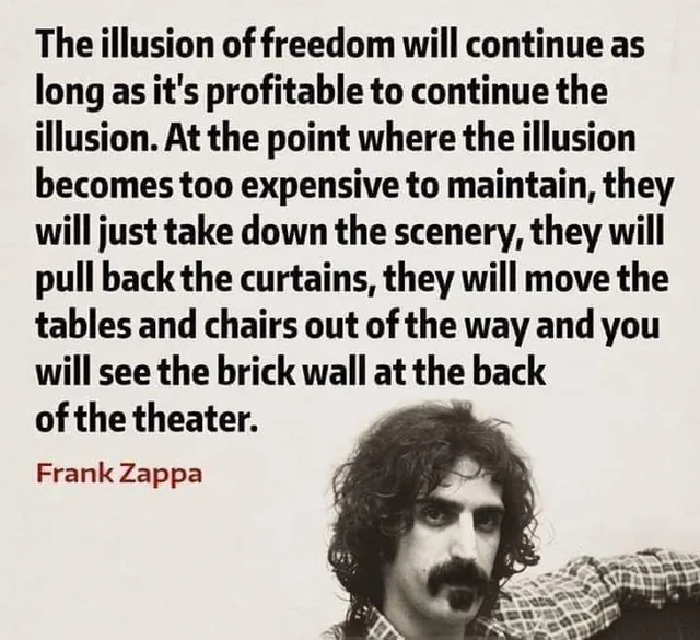 Has it become too expensive to maintain the illusion?