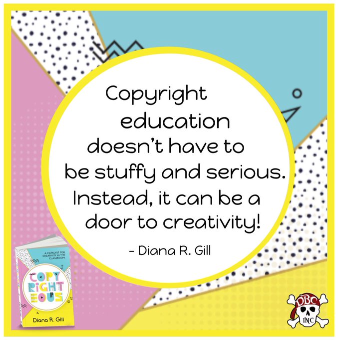 burgessdave's tweet photo. One of my favorite #dbcincbooks titles...so clever!!
#Copyrighteous by @dianarsmith18
A door to creativity...who doesn't want and need that!!
https://t.co/lJCVax8Svw
#tlap https://t.co/JTkKOdpKcb