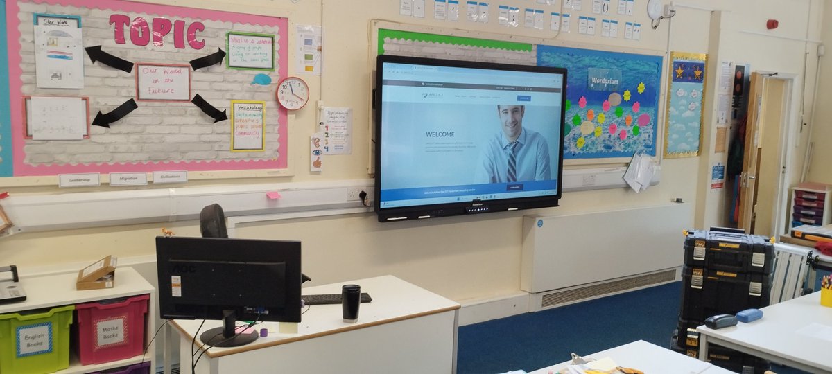 Out with the old in with the new @PrometheanUKI